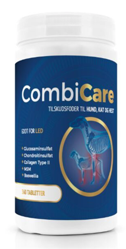 ChemVet CombiCare. Kosttilskud til bevægeapparatet hos hund, kat og hest. 360 tabletter